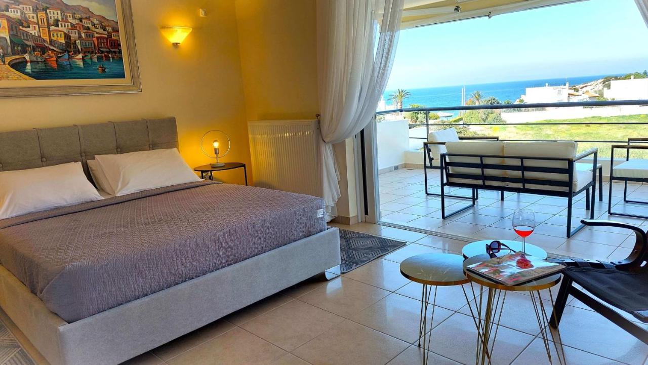 Holiday Villa Sunjoy Close To The Beach Sounion Exterior foto