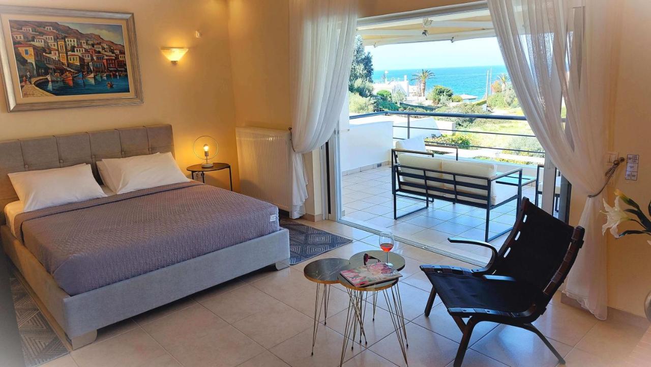 Holiday Villa Sunjoy Close To The Beach Sounion Exterior foto